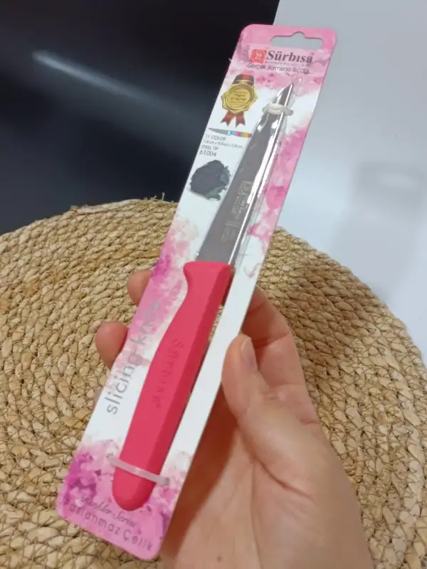 Sürmene 61004 Mutfak Bıçağı (9,50 Cm) Nar Çiceği