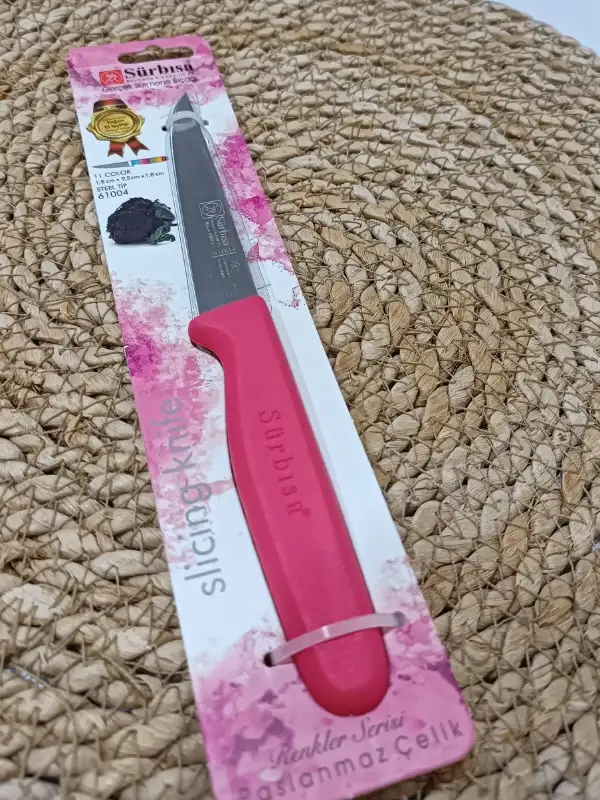 Sürmene 61004 Mutfak Bıçağı (9,50 Cm) Nar Çiceği