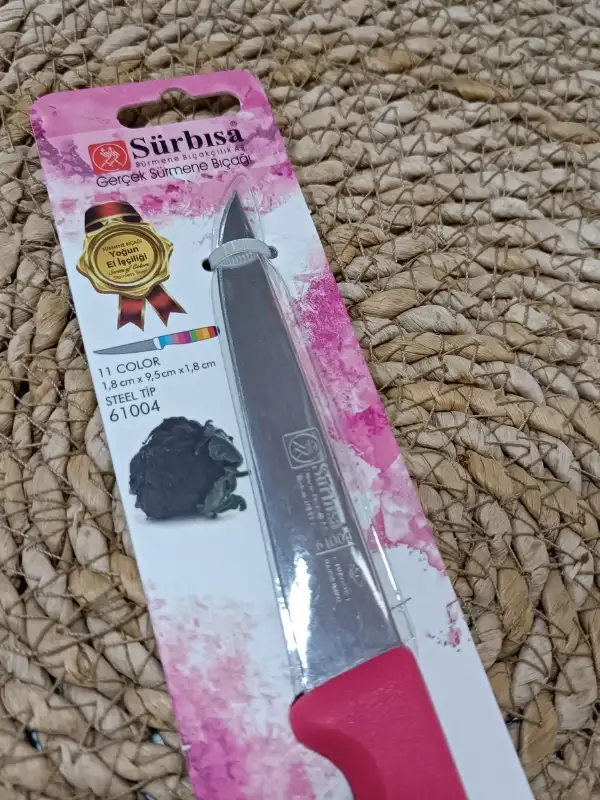 Sürmene 61004 Mutfak Bıçağı (9,50 Cm) Nar Çiceği