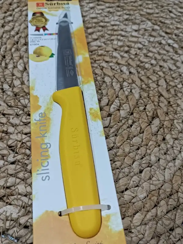 Sürmene 61004 Mutfak Bıçağı (9,50 Cm) Sarı