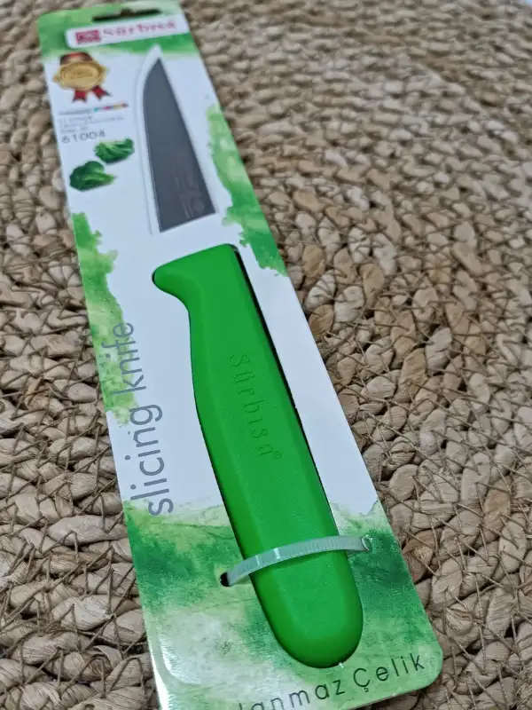 Sürmene 61004 Mutfak Bıçağı (9,50 Cm) Yeşil