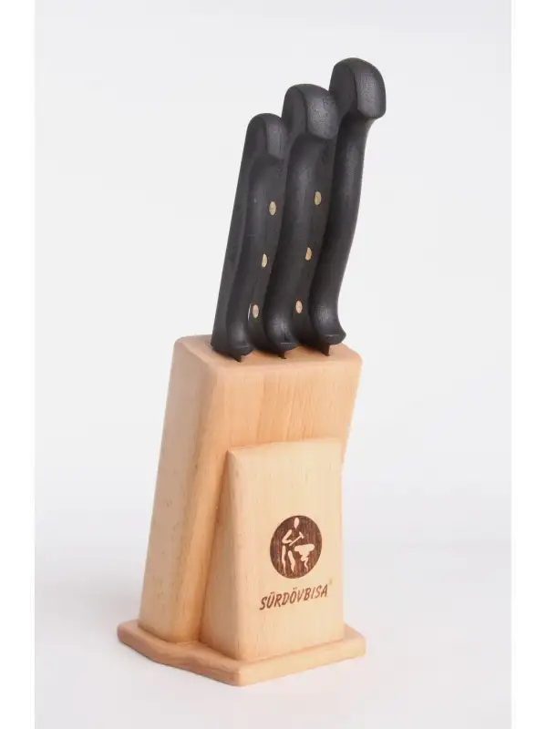 Sürdövbisa 61040 3Lü Plastik Perçinli Sap Mutfak Seti