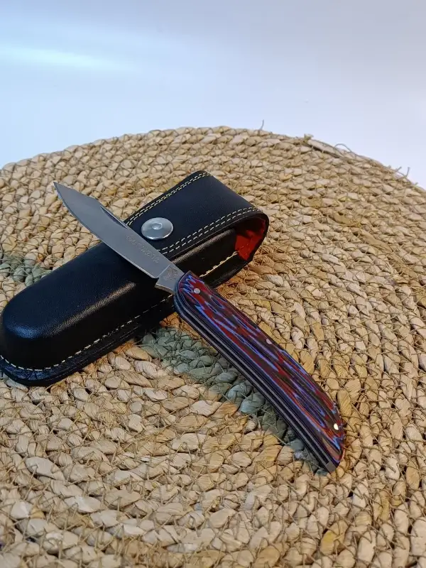 Sürmene Çakısı Epoksi Bordo Mavi