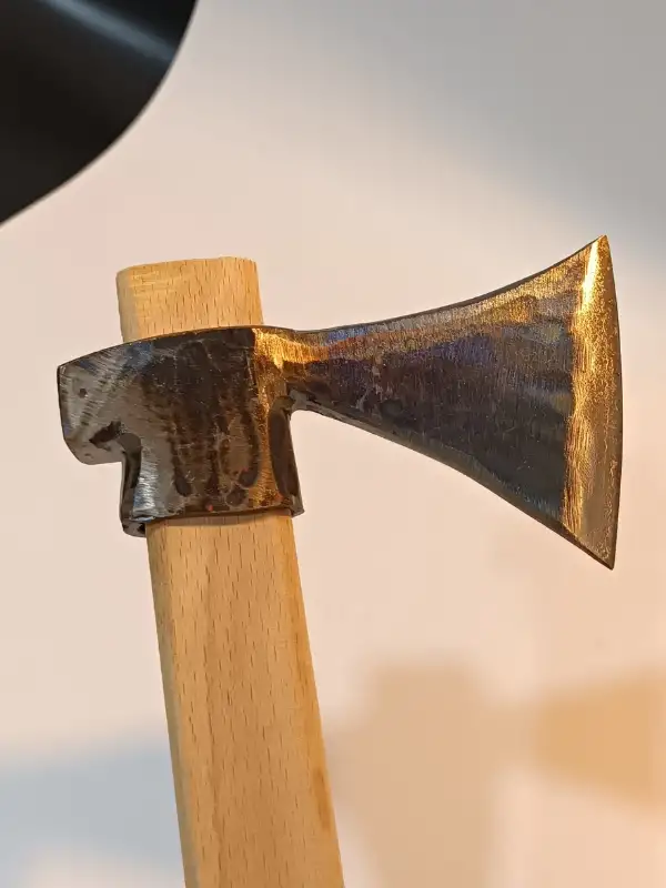 Sürmene El Dövmesi Düz Balta Nacak Makas Çeliği Üretimi Kamp Kemik Odun 600gr