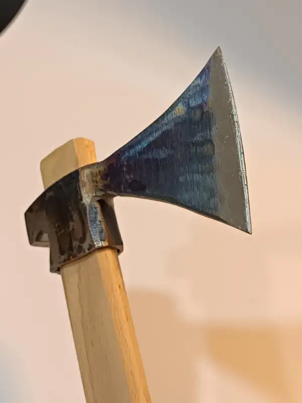 Sürmene El Dövmesi Düz Balta Nacak Makas Çeliği Üretimi Kamp Kemik Odun 600gr