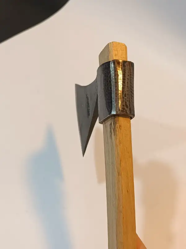 Sürmene El Dövmesi Düz Balta Nacak Makas Çeliği Üretimi Kamp Kemik Odun 600gr