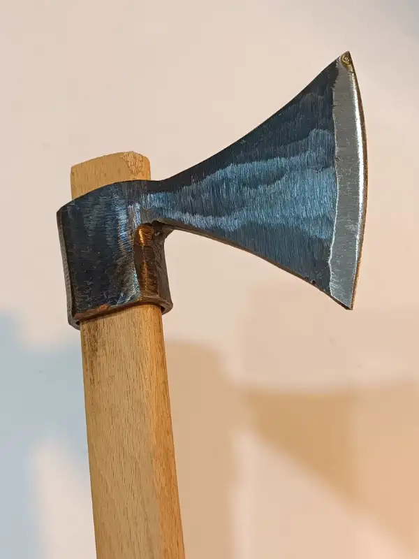 Sürmene El Dövmesi Düz Balta Nacak Makas Çeliği Üretimi Kamp Kemik Odun 600gr