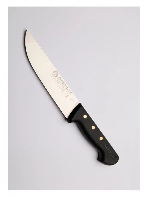 Sürdövbisa 61006 Kasap Kelle Kurban Bıçağı Perçinli Sap