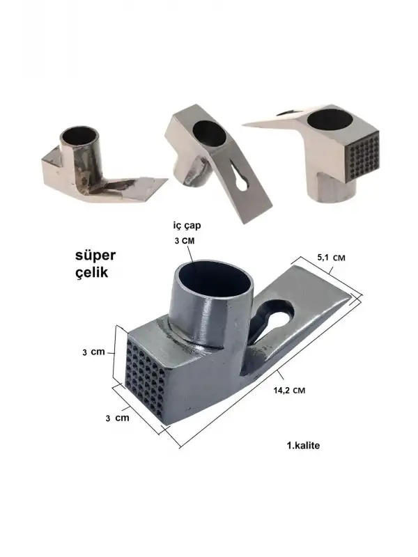 Sürmene Yapımı Dövme Çelik Usta Marangoz Keseri Orta Boy Çivi Çakma
