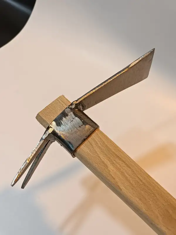 Sürmene Makas Çeliği Çatallı Kazma Bahçe Tarla Hobi 45cm