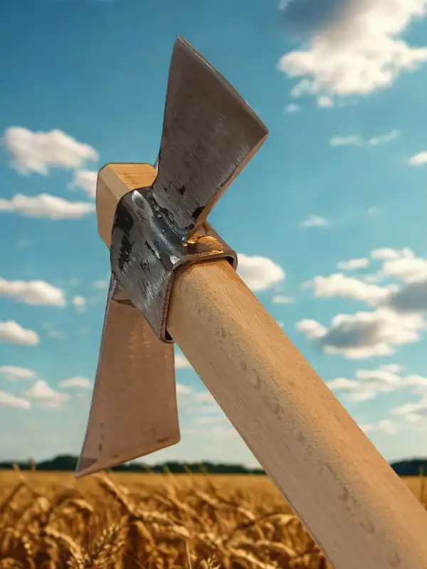 Sürmene Makas Çeliği Paltalı Kazma Bahçe Tarla Hobi 45cm Profosyonel