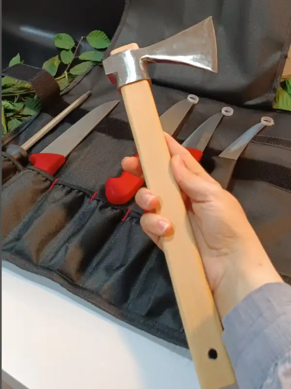 Sürmene Yapımı Kılıflı Et, Ekmek, Sebze, Mutfak, Kurban Palta Bıçakları Seti Hadnmade