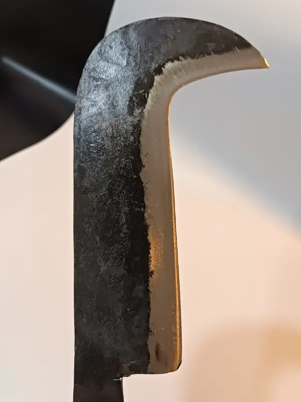 Sürmene Demir Saplı Dövme Çelik Tahra Orak Odun Budama Dal Kesme Sürmeneden