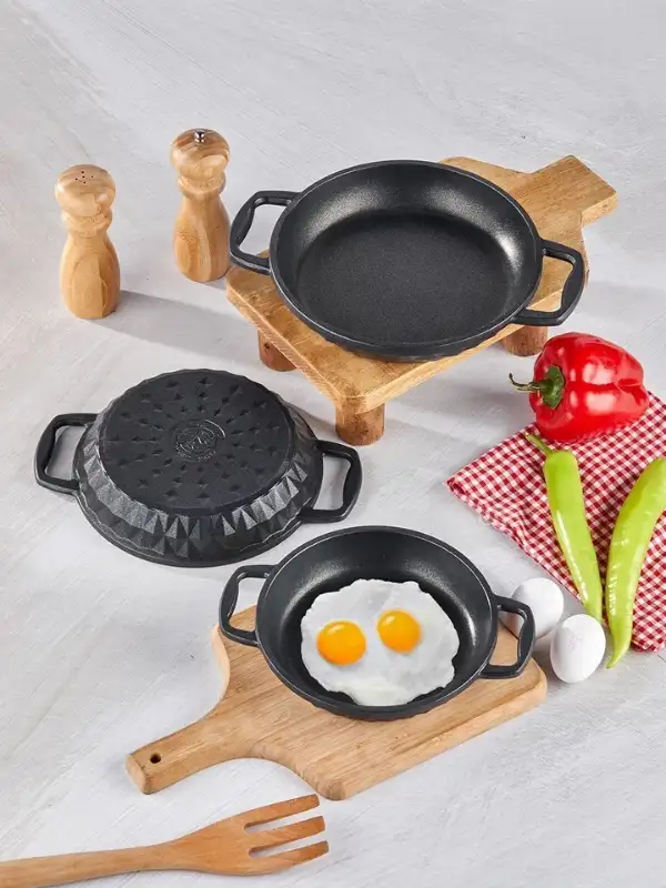 Bella 6 Parça Tava Sahan Seti Siyah