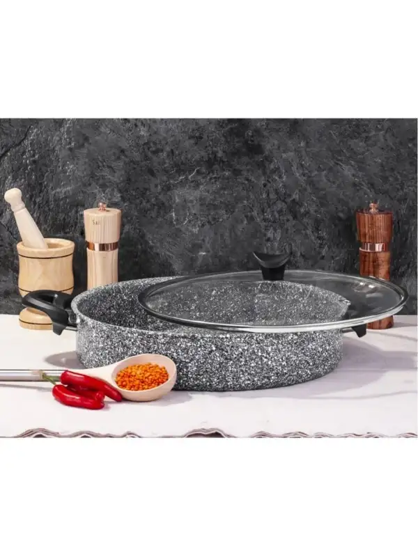 Taç Ultra Granit Basık Tencere 22 Cm