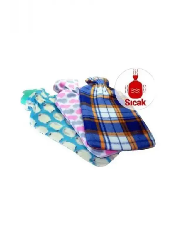 Termofor Polar Kılıflı Sıcak Su Torbası 2 Litre