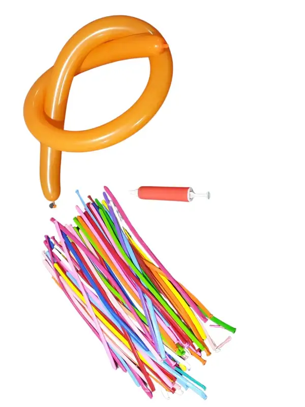 Sosis Balon - 100 Adet Renkli Sosis Balon Oyun Parti Balonu 130 Cm