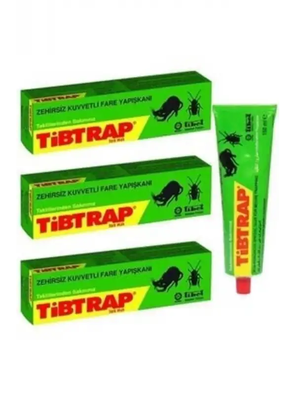 Tibtrap Zehirsiz Fare Yapışkanı 125ml 3 Adet