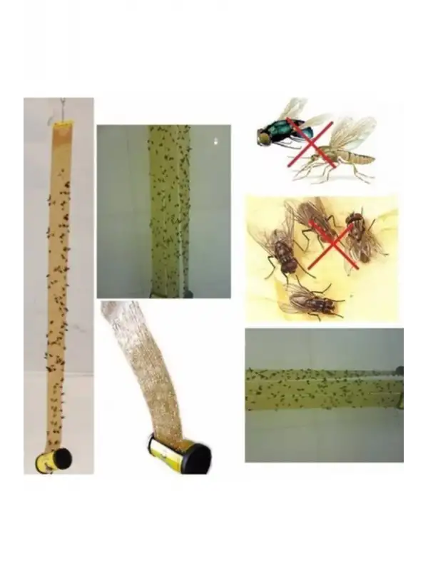 Tibtrap Yapışkan Karasinek Tuzağı Sinek Bandı 4lü Paket