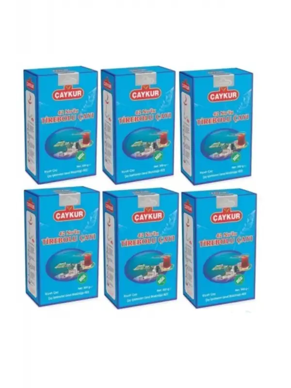 Çaykur Tirebolu 42 Siyah Çay 500 G (6 Adet / 3 KG)