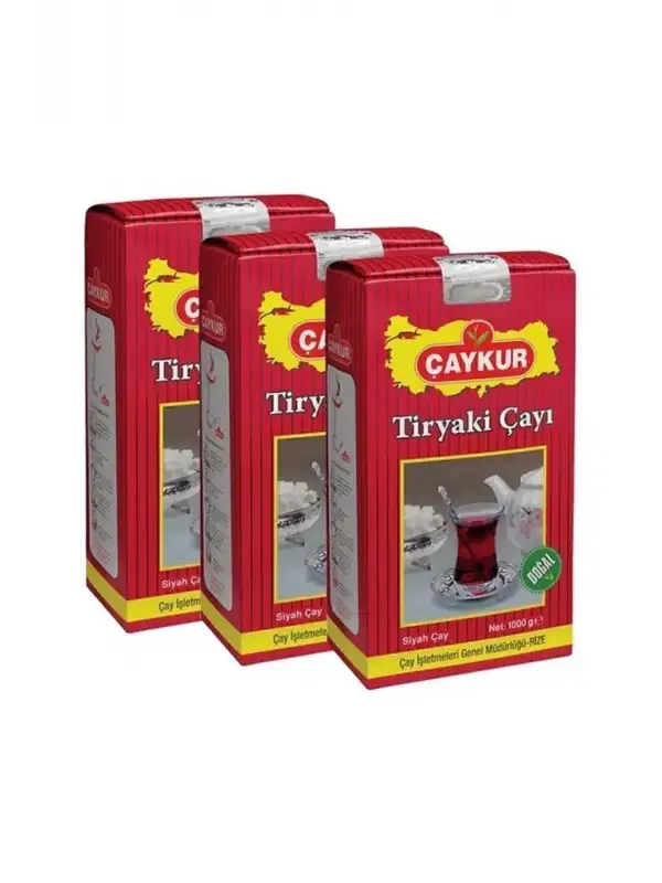 Tiryaki Çay 1000 gr X 3 Adet.