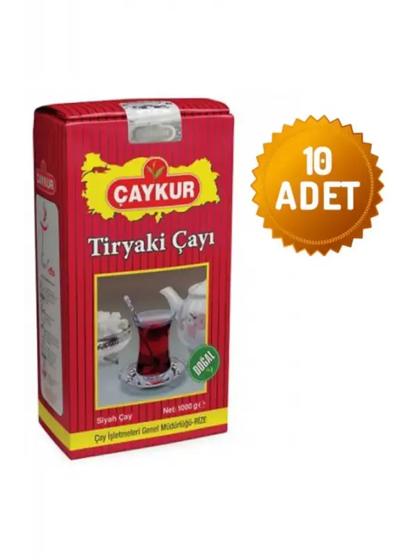 Tiryaki Siyah Dökme Çay 10 X 1 Kg