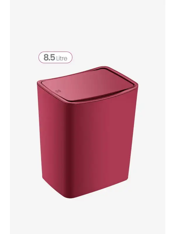 Touch Çöp Kovası 8,5 Litre Bas Aç Kapak TRN-183 Gri
