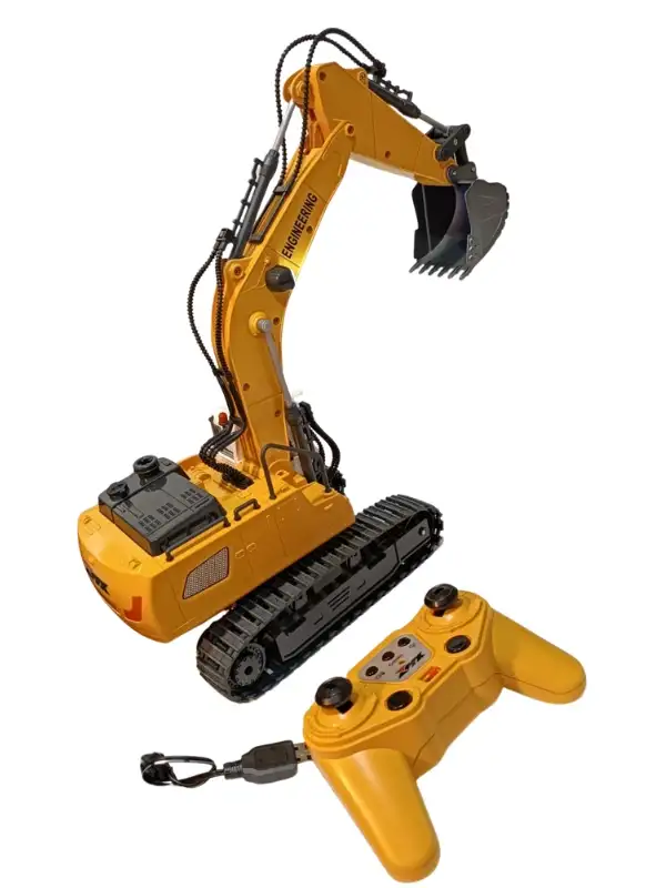 Uzaktan Kumandalı 680° Rotasyon Ekskavatör Premium Model Metal Hareketli Buharlı Oyuncak