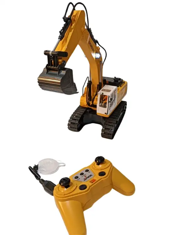 Uzaktan Kumandalı 680° Rotasyon Ekskavatör Premium Model Metal Hareketli Buharlı Oyuncak