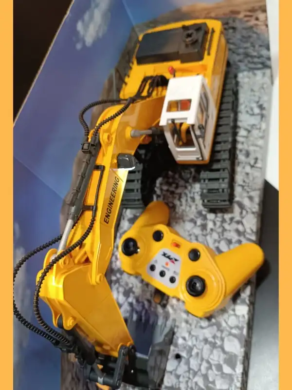 Uzaktan Kumandalı 680° Rotasyon Ekskavatör Premium Model Metal Hareketli Buharlı Oyuncak