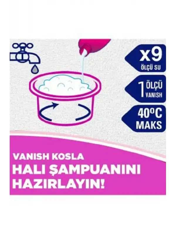 Kosla Halı Şampuanı Elde Yıkama 2x850 ml