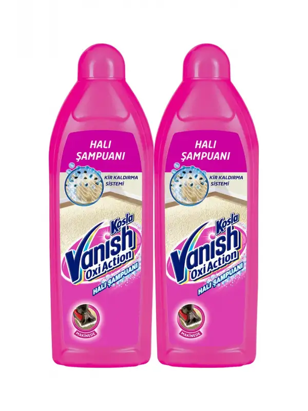 Kosla Zorlu Lekelere Özel Leke Çıkarıcı Şampuan Makinede Yıkama Halı 850 ml X2