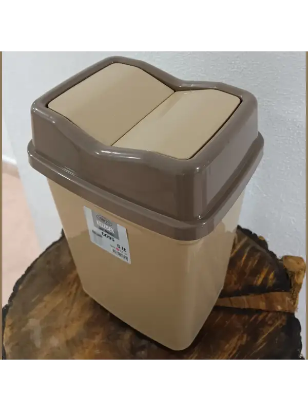 Violet Kelebek Çöp Kovası 5 Lt Kahve