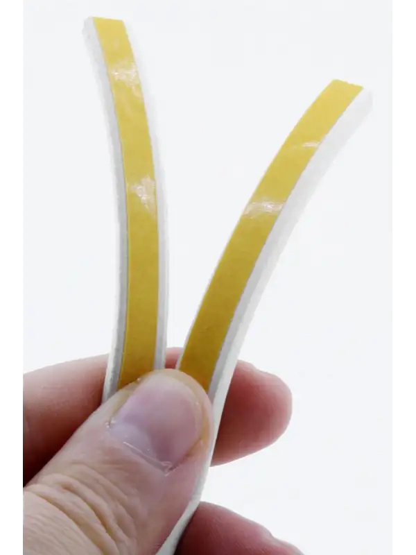 Yapışkanlı 5x2=10 Metre (beyaz) Kapı Pencere Bandı Fitili Soğuk Izolasyon Kauçuk Bantları