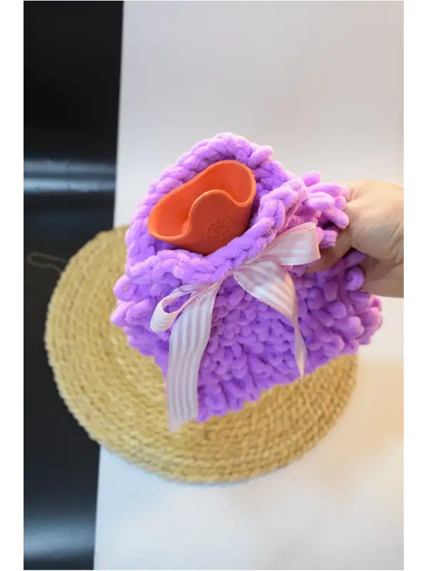 Yıkanabilir Örme Kılıflı Tekli Sıcak Su Torbası | Renkli Küçük