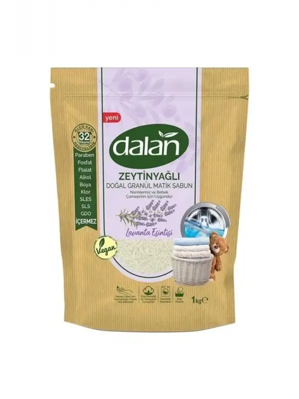 Zeytinyağlı Doğal Granül Matik Sabun Lavanta Esintisi 1000 Gr