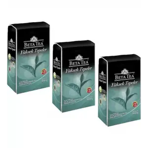 Beta çay Yüksek Tepeler Türk Çayı 1 kg x 3 lü