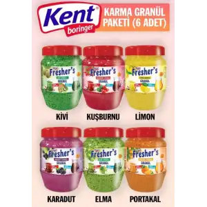 Kent Boringer Freshers Oralet Karışık Tüm Çeşitler 6lı Paket GDA00009