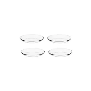 10357 4 Lü Cam Kayık Tabak - Kayık Tabağı 21 Cm.invitation Fma02853