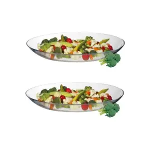 10358 Invitation 2 Li Oval Servis Kayık Tabak 25 Cm. Fma05206