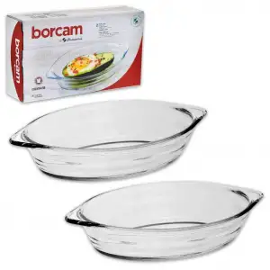 590007 Oval Borcam Tepsi 2 Li