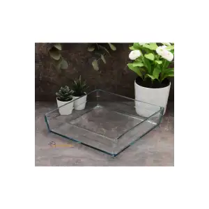 59314 Borcam Kare Fırın Tepsi PREMIUM 4100ml