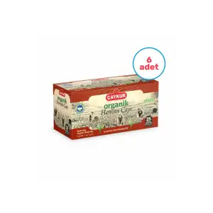 6 Adet Organik Hemşin Süzen Bardak Poşet Çay 25li