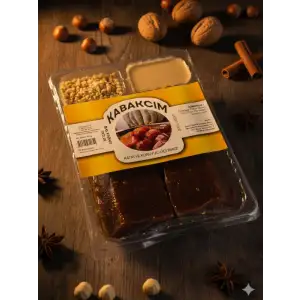 Kabak Tatlısı 500g Tahinli Fındıklı Doğal Katkısız Şeker Pancarından