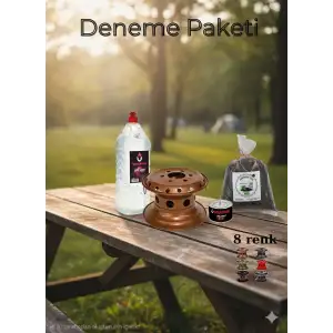 Osmanlı Kamp Ocağı Avantaj Paketi - Reşo Ocak + Yakıt + 500g Çay
