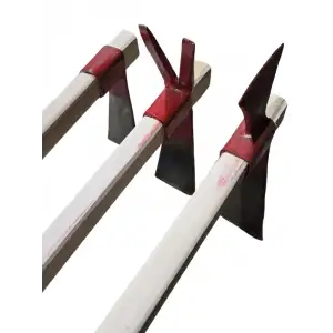 Kazma Seti Büyük Dövme Çelik Bahçe Kazması 120 cm Saplı - 3 Çeşit