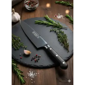 Sürbisa 61080-YM Profesyonel Şef Aşçı Bıçağı – Usta Keskinliğiyle Mükemmel Dilimleme Bıçak üzerine İsim Yazarız