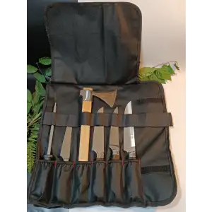 Ahşap El Yapımı Kılıflı Sürmene Et, Ekmek, Sebze, Mutfak, Kurban Palta Bıçakları Seti Hadnmade