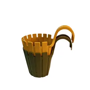 Akasya Balkon Saksı İkili Kolay Askı  1,5 Lt