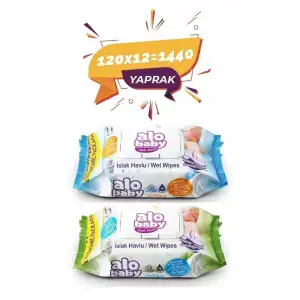 Alobaby 120 Li Ekonomik Islak Mendil